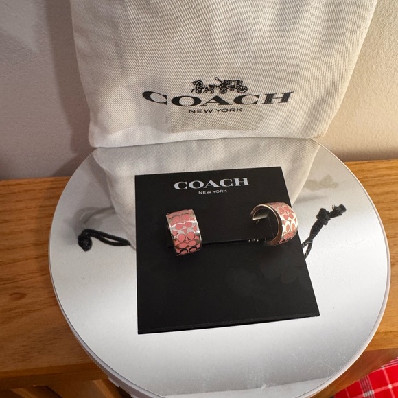 COACH earring with a dust bag - Picture 10 of 13